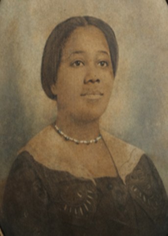 Original faded portrait